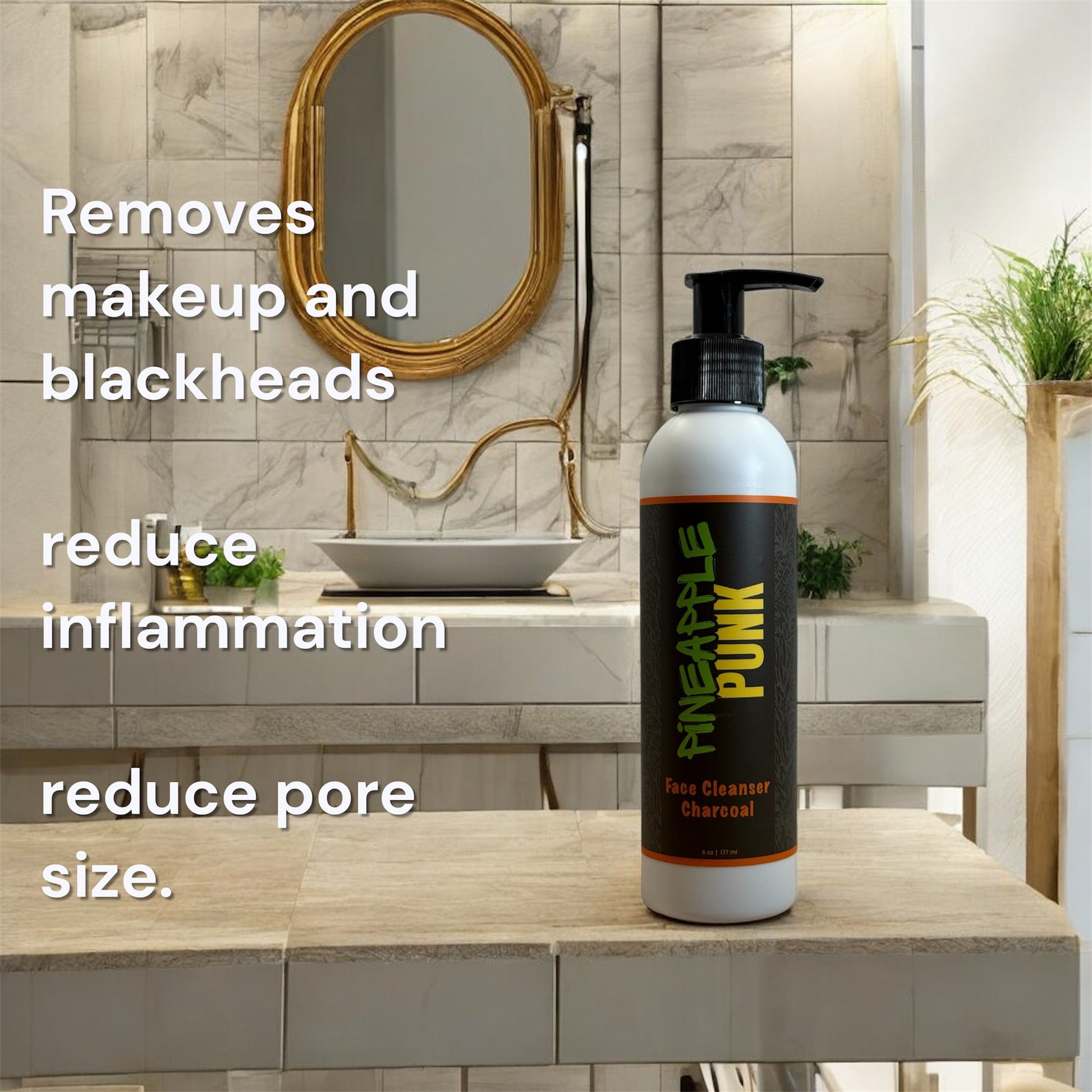 Activated charcoal face cleanser for acne -benefits– Pineapple Punk Skincare